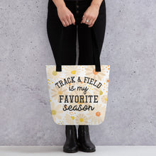 Load image into Gallery viewer, Track &amp; Field Favorite Season Tote Bag
