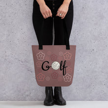 Load image into Gallery viewer, Flower Golf Tote bag
