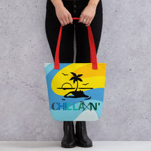 Load image into Gallery viewer, Chillaxn' Lacrosse Tote Bag