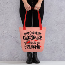 Load image into Gallery viewer, Cheerleading Grandma Tote Bag