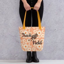 Load image into Gallery viewer, Track & Field Floral Tote Bag
