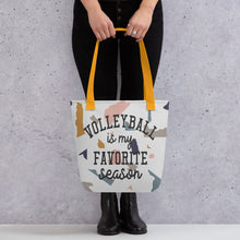 Load image into Gallery viewer, Volleyball Favorite Season Tote Bag (Prints on both Sides)