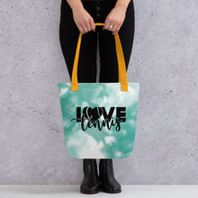 Load image into Gallery viewer, Love Tennis Tote Bag