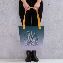 Load image into Gallery viewer, Touchdown Season Football Tote bag
