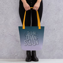 Load image into Gallery viewer, Touchdown Season Football Tote bag