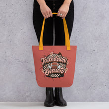 Load image into Gallery viewer, Retro Touchdown Season Football Tote bag
