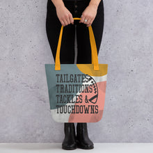 Load image into Gallery viewer, Football Traditions Tote bag