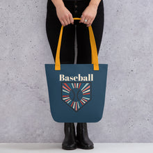 Load image into Gallery viewer, Baseball Tote bag
