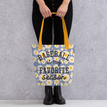 Load image into Gallery viewer, Baseball Favorite Season Tote bag