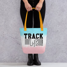 Load image into Gallery viewer, Track Life Tote bag
