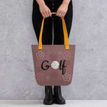 Load image into Gallery viewer, Flower Golf Tote bag