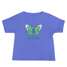 Load image into Gallery viewer, Butterfly Lacrosse Baby Tee
