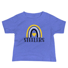 Load image into Gallery viewer, Steelers Rainbow Baby Tee(NFL)