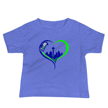 Load image into Gallery viewer, Seahawks Heart Baby Tee(NFL)