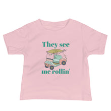 Load image into Gallery viewer, They See Me Rollin&#39; Golf Baby Tee
