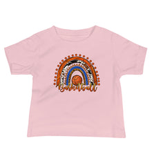 Load image into Gallery viewer, Basketball Rainbow Baby Tee
