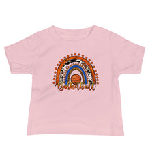 Load image into Gallery viewer, Basketball Rainbow Baby Tee