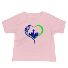 Load image into Gallery viewer, Seahawks Heart Baby Tee(NFL)