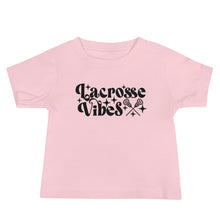 Load image into Gallery viewer, Lacrosse Vibes Baby Tee