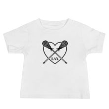 Load image into Gallery viewer, Lacrosse Heart Baby Tee
