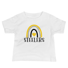 Load image into Gallery viewer, Steelers Rainbow Baby Tee(NFL)