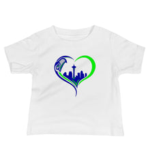 Load image into Gallery viewer, Seahawks Heart Baby Tee(NFL)