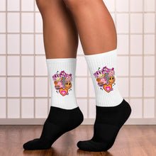 Load image into Gallery viewer, Basketball Retro Pink Socks