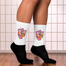 Load image into Gallery viewer, Basketball Retro Pink Socks
