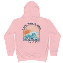 Load image into Gallery viewer, Testing The Water Swim Youth Hoodie
