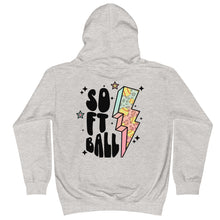 Load image into Gallery viewer, Softball Grunge Youth Hoodie
