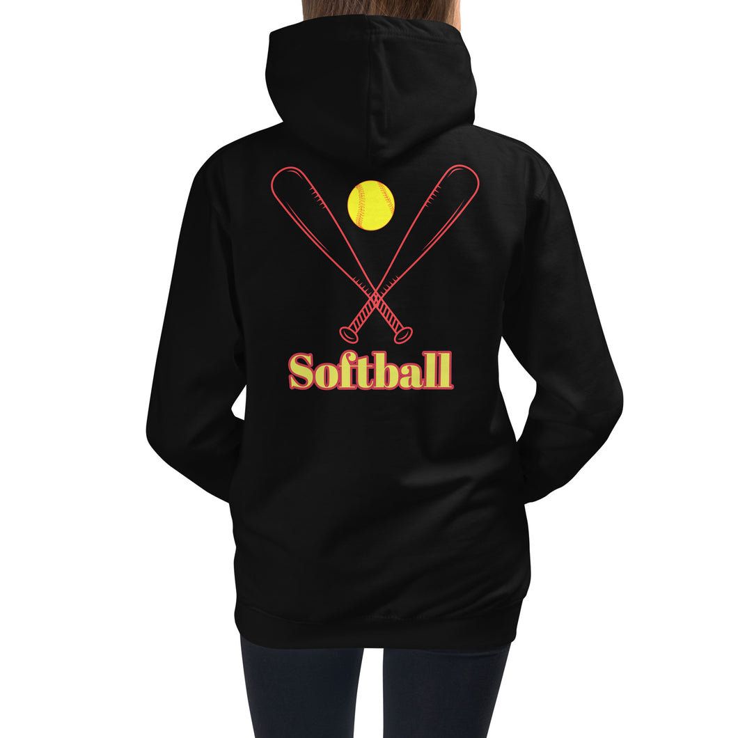 No Limit For Greatness Softball Youth Hoodie