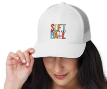 Load image into Gallery viewer, Softball Trucker Hat