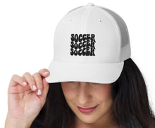 Load image into Gallery viewer, Soccer Wave Trucker Hat