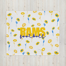 Load image into Gallery viewer, Rams Football Throw Blanket(NFL)