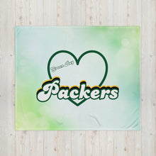 Load image into Gallery viewer, GB Packers Retro Throw Blanket(NFL)