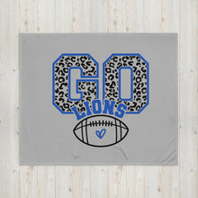 Load image into Gallery viewer, Go Lions Throw Blanket(NFL)