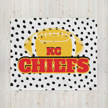 Load image into Gallery viewer, Chiefs Football Throw Blanket(NFL)
