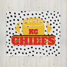 Load image into Gallery viewer, Chiefs Football Throw Blanket(NFL)