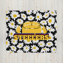 Load image into Gallery viewer, Steelers Football Throw Blanket(NFL)