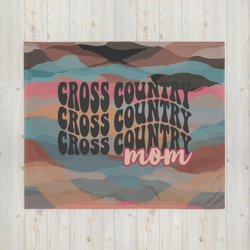 Cross Country Mom Throw Blanket