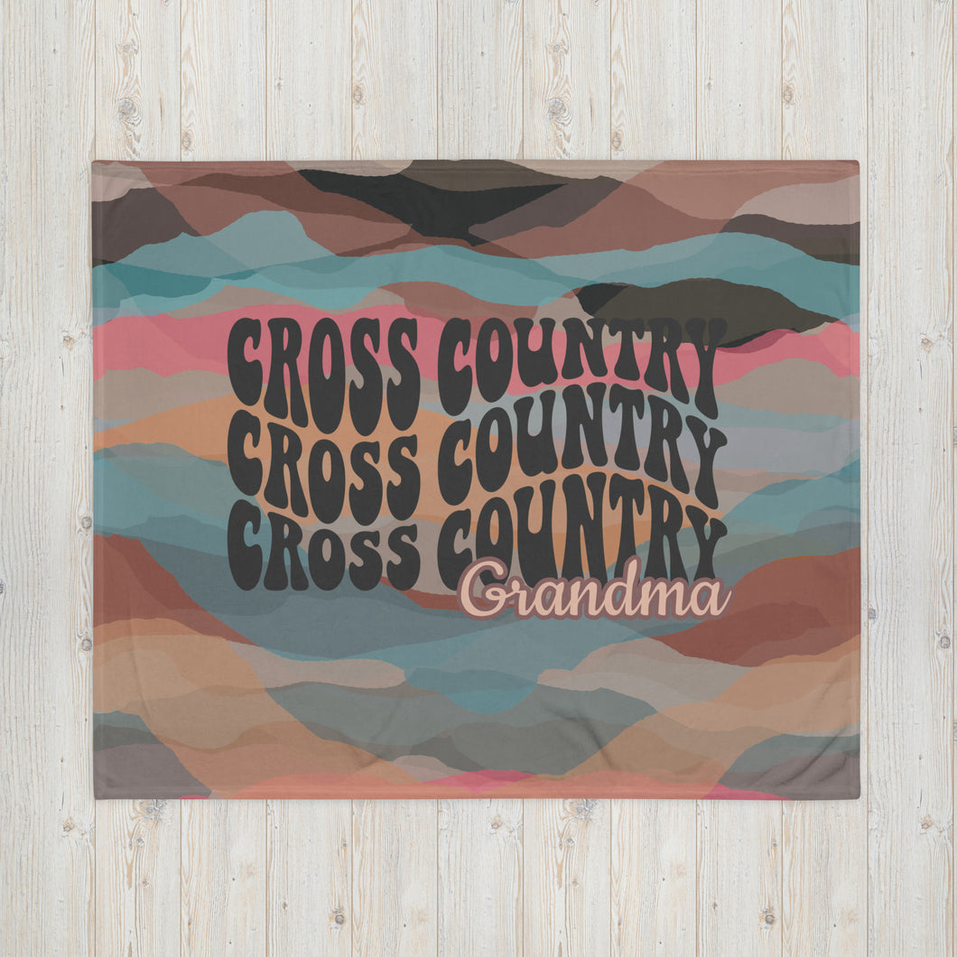 Cross Country Grandma Throw Blanket