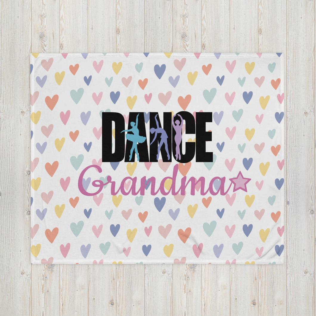 Dance Grandma Throw Blanket