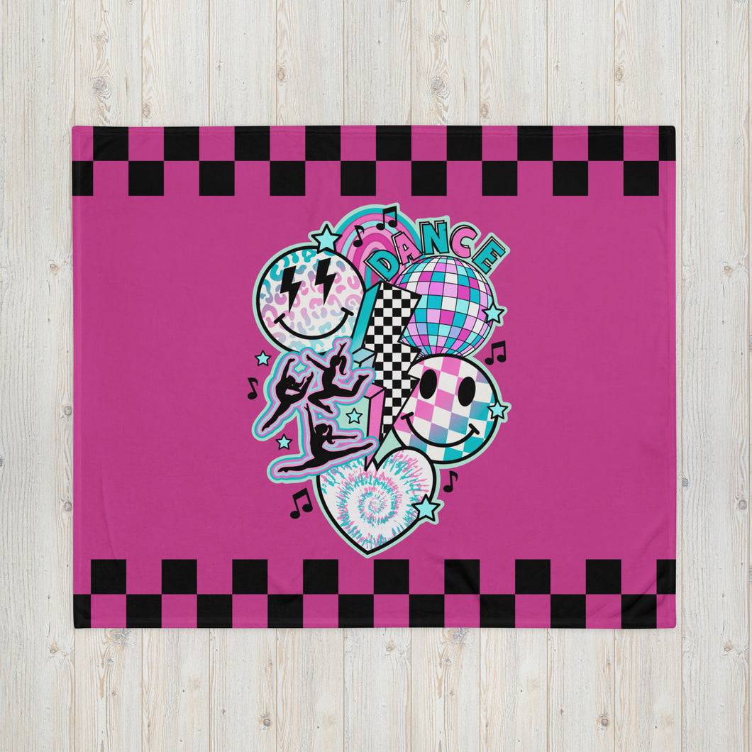 Dance Party Throw Blanket