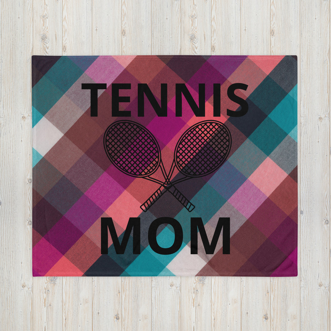 Tennis Mom Throw Blanket