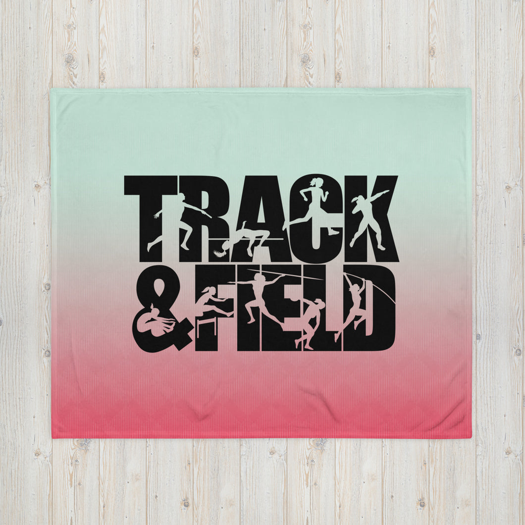 Track & Field Events Throw Blanket