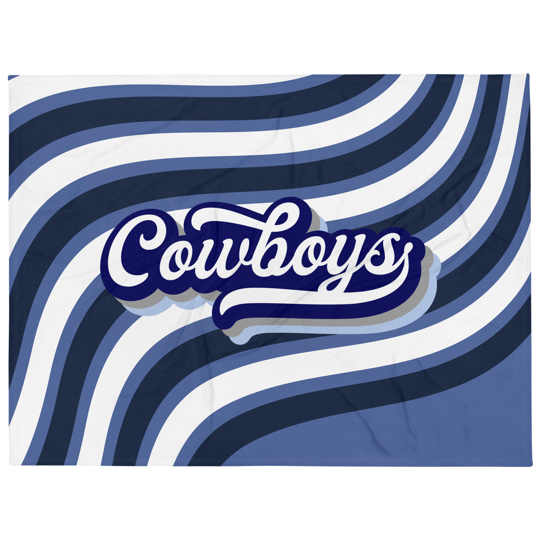 Cowboys Retro Throw Blanket(NFL)
