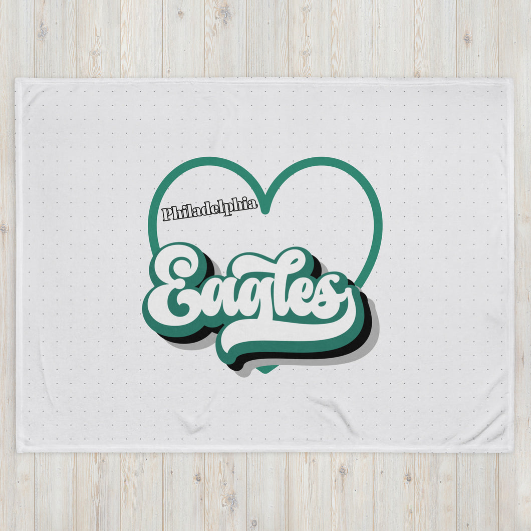 Eagles Retro Throw Blanket(NFL)