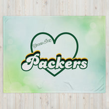 Load image into Gallery viewer, GB Packers Retro Throw Blanket(NFL)