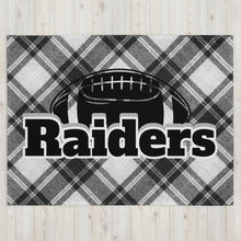 Load image into Gallery viewer, Raiders Football Throw Blanket(NFL)