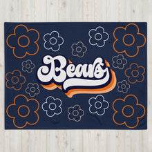 Load image into Gallery viewer, Bears Retro Throw Blanket